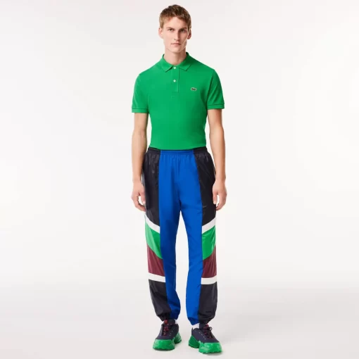 Lacoste Trousers & Shorts-Mixed Material Colourblock Sportsuit Track Pants