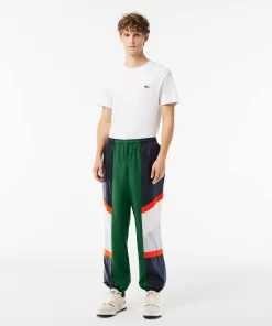 Lacoste Trousers & Shorts-Mixed Material Colourblock Sportsuit Track Pants