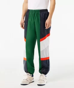 Lacoste Trousers & Shorts-Mixed Material Colourblock Sportsuit Track Pants