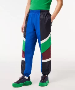 Lacoste Trousers & Shorts-Mixed Material Colourblock Sportsuit Track Pants