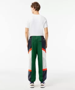 Lacoste Trousers & Shorts-Mixed Material Colourblock Sportsuit Track Pants