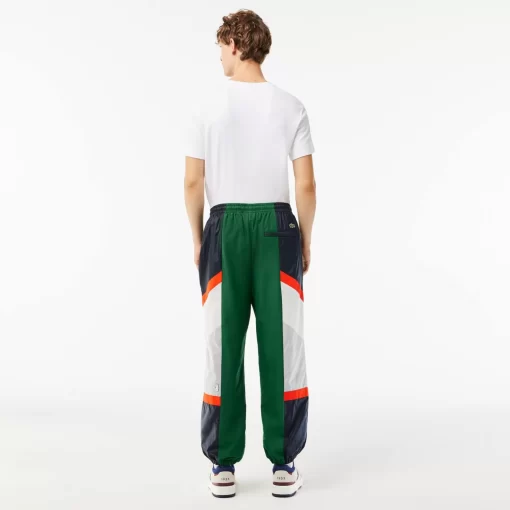 Lacoste Trousers & Shorts-Mixed Material Colourblock Sportsuit Track Pants