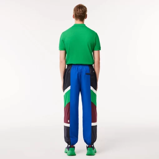 Lacoste Trousers & Shorts-Mixed Material Colourblock Sportsuit Track Pants