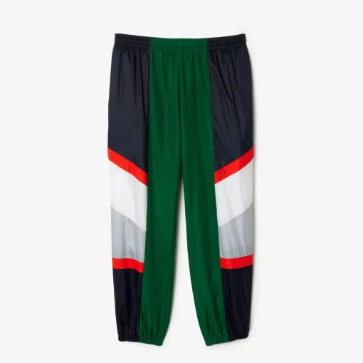 Lacoste Trousers & Shorts-Mixed Material Colourblock Sportsuit Track Pants