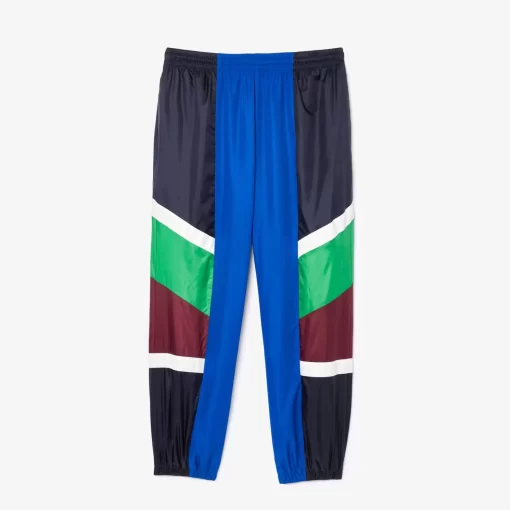 Lacoste Trousers & Shorts-Mixed Material Colourblock Sportsuit Track Pants