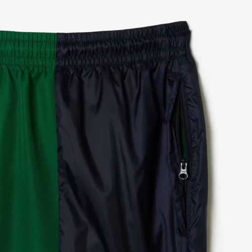 Lacoste Trousers & Shorts-Mixed Material Colourblock Sportsuit Track Pants