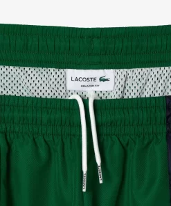 Lacoste Trousers & Shorts-Mixed Material Colourblock Sportsuit Track Pants