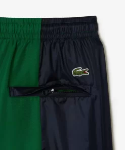 Lacoste Trousers & Shorts-Mixed Material Colourblock Sportsuit Track Pants