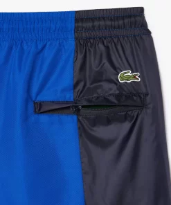 Lacoste Trousers & Shorts-Mixed Material Colourblock Sportsuit Track Pants