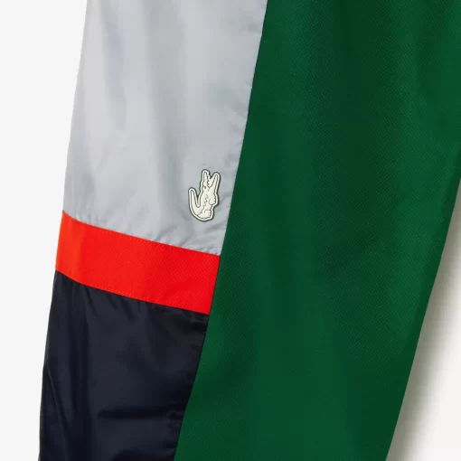 Lacoste Trousers & Shorts-Mixed Material Colourblock Sportsuit Track Pants