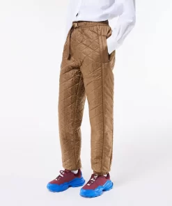 Lacoste Trousers & Shorts-Monogram Motif Padded Track Pants