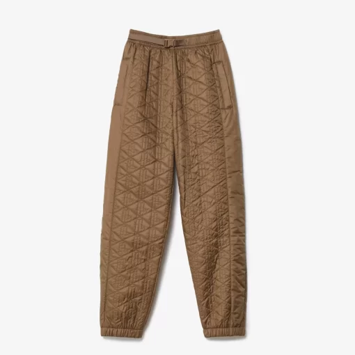 Lacoste Trousers & Shorts-Monogram Motif Padded Track Pants