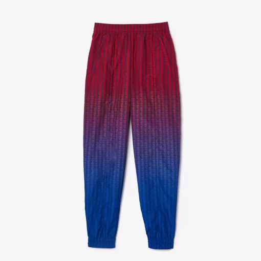 Lacoste Tracksuits-Monogram Print Ombre Sportsuit Track Pants