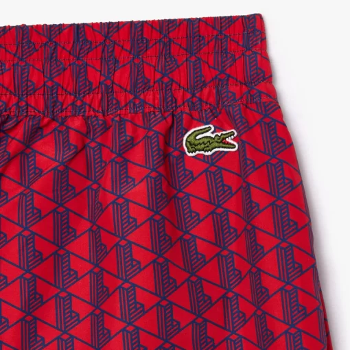 Lacoste Tracksuits-Monogram Print Ombre Sportsuit Track Pants