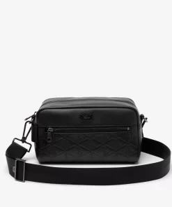 Lacoste Vertical Bags-Monogram Print Pouch Purse