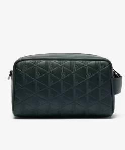 Lacoste Vertical Bags-Monogram Print Pouch Purse