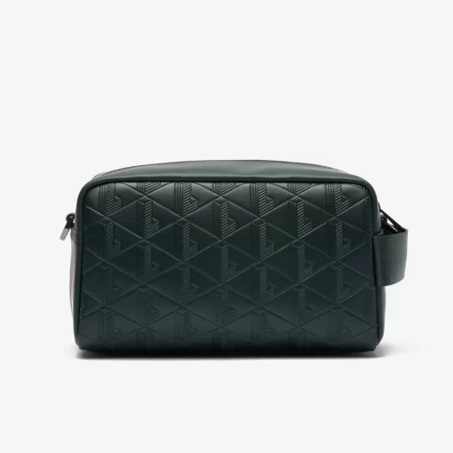 Lacoste Vertical Bags-Monogram Print Pouch Purse