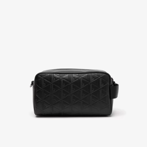 Lacoste Vertical Bags-Monogram Print Pouch Purse