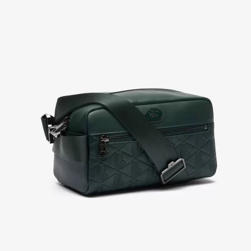 Lacoste Vertical Bags-Monogram Print Pouch Purse