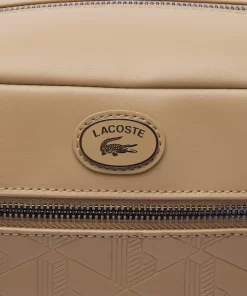 Lacoste Vertical Bags-Monogram Print Pouch Purse