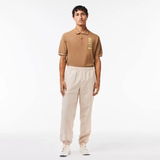 Lacoste Trousers & Shorts-Monogram Print Sportsuit Track Pants