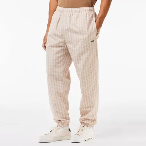 Lacoste Trousers & Shorts-Monogram Print Sportsuit Track Pants