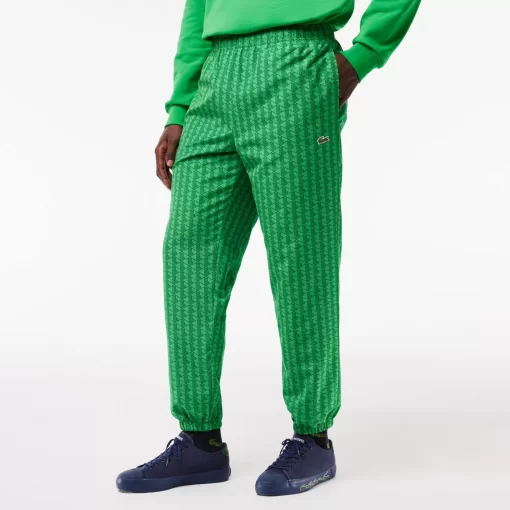 Lacoste Trousers & Shorts-Monogram Print Sportsuit Track Pants