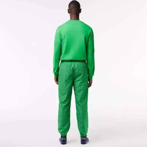 Lacoste Trousers & Shorts-Monogram Print Sportsuit Track Pants