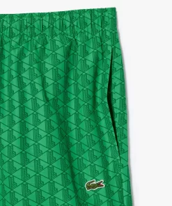 Lacoste Trousers & Shorts-Monogram Print Sportsuit Track Pants