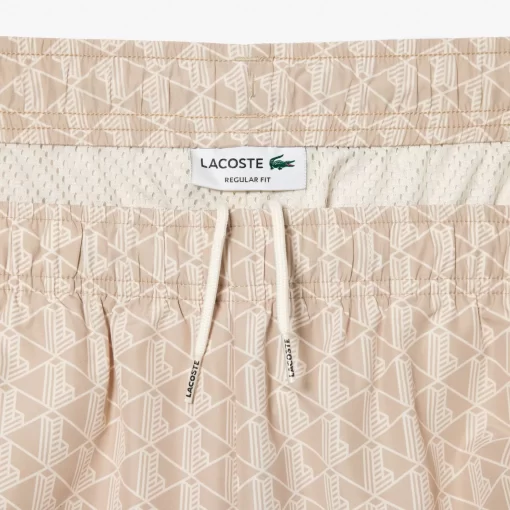 Lacoste Trousers & Shorts-Monogram Print Sportsuit Track Pants