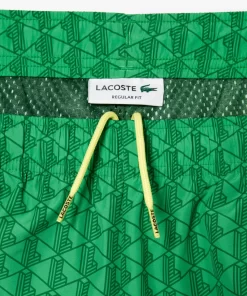 Lacoste Trousers & Shorts-Monogram Print Sportsuit Track Pants