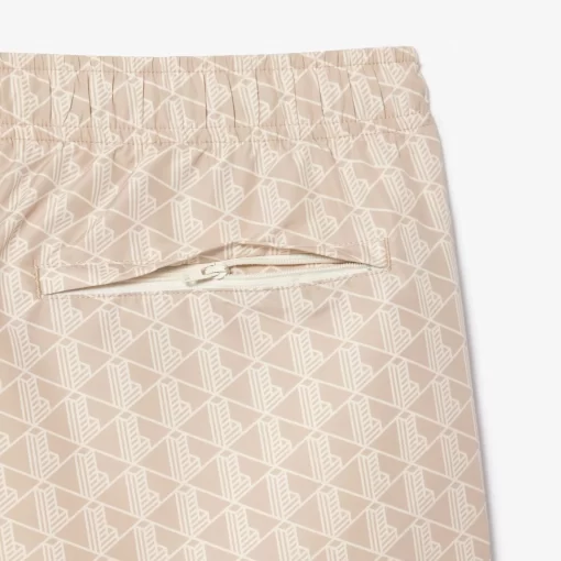 Lacoste Trousers & Shorts-Monogram Print Sportsuit Track Pants