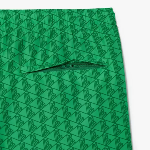 Lacoste Trousers & Shorts-Monogram Print Sportsuit Track Pants