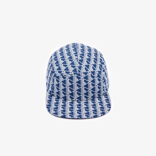 Lacoste Caps & Hats-Monogram Print Twill Jockey Cap