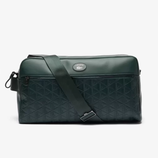 Lacoste Bags-Monogram Print Weekend Bag