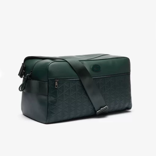 Lacoste Bags-Monogram Print Weekend Bag