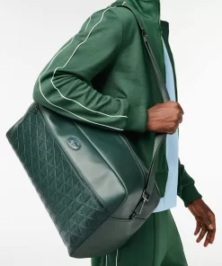 Lacoste Bags-Monogram Print Weekend Bag