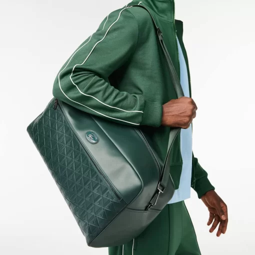 Lacoste Bags-Monogram Print Weekend Bag