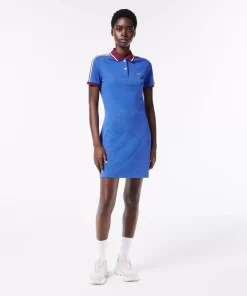 Lacoste Dresses & Skirts-Monogrammed Slim Fit Jacquard Dress