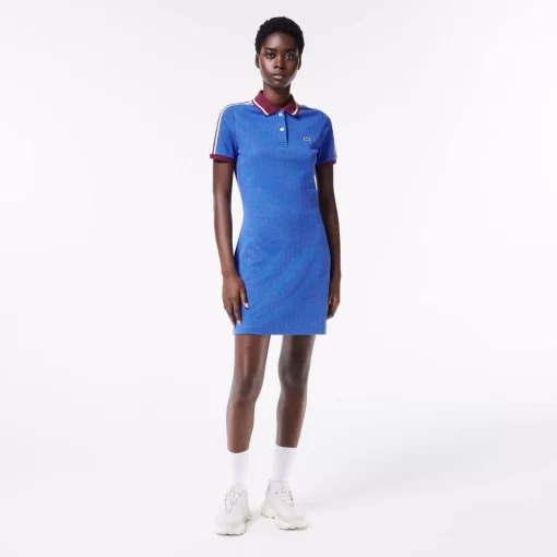 Lacoste Dresses & Skirts-Monogrammed Slim Fit Jacquard Dress