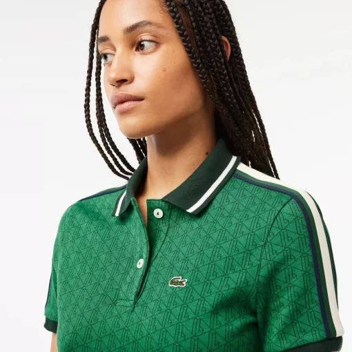 Lacoste Dresses & Skirts-Monogrammed Slim Fit Jacquard Dress