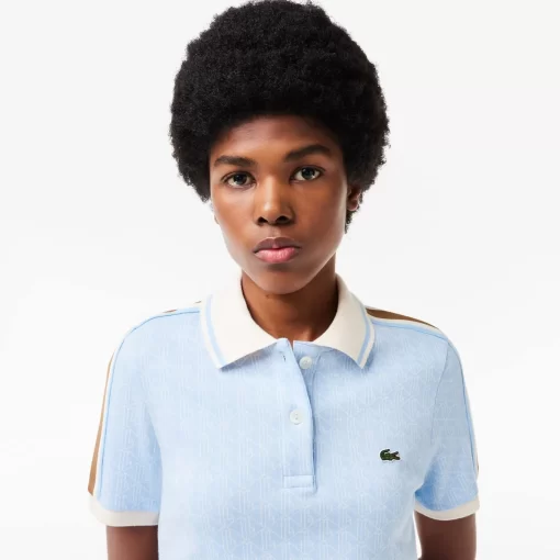 Lacoste Dresses & Skirts-Monogrammed Slim Fit Jacquard Dress