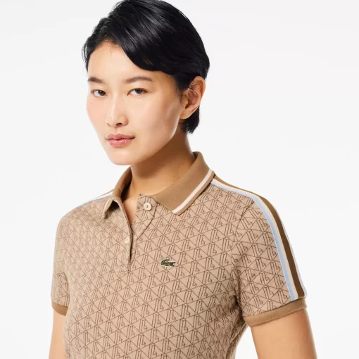 Lacoste Dresses & Skirts-Monogrammed Slim Fit Jacquard Dress