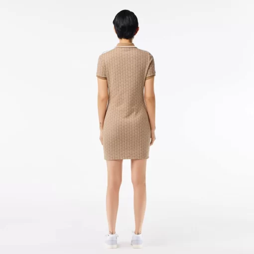 Lacoste Dresses & Skirts-Monogrammed Slim Fit Jacquard Dress