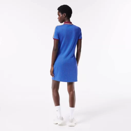 Lacoste Dresses & Skirts-Monogrammed Slim Fit Jacquard Dress