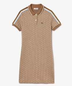 Lacoste Dresses & Skirts-Monogrammed Slim Fit Jacquard Dress