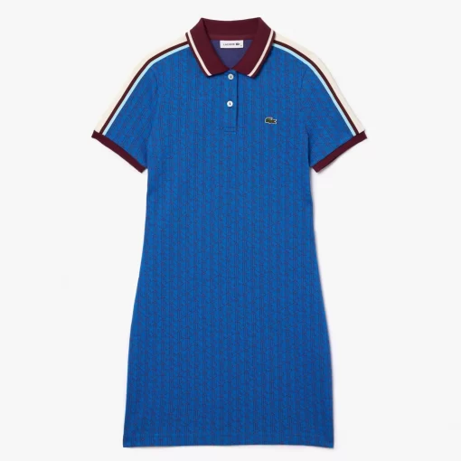 Lacoste Dresses & Skirts-Monogrammed Slim Fit Jacquard Dress