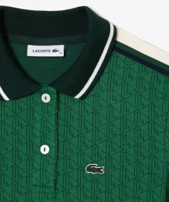 Lacoste Dresses & Skirts-Monogrammed Slim Fit Jacquard Dress