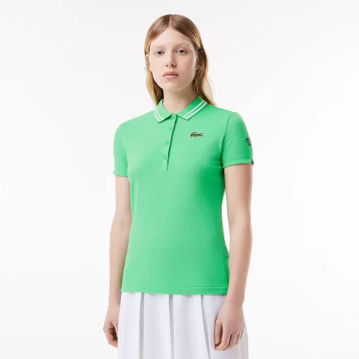 Lacoste Sport Clothing-Mutua Madrid Open Edition Tennis Slim Fit Polo Shirt