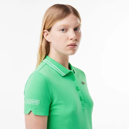 Lacoste Sport Clothing-Mutua Madrid Open Edition Tennis Slim Fit Polo Shirt